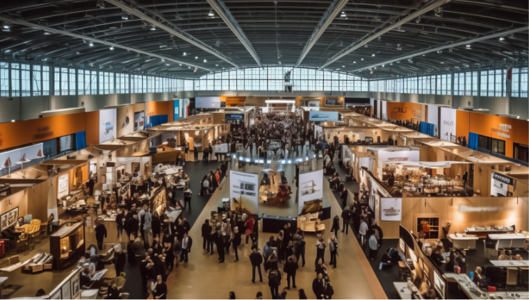 A conference hall with healthcare professionals